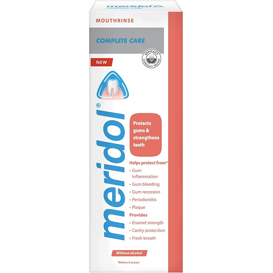 Meridol Complete Care Mundwasser für empfindliche Zähne und Zahnfleisch 400 ml