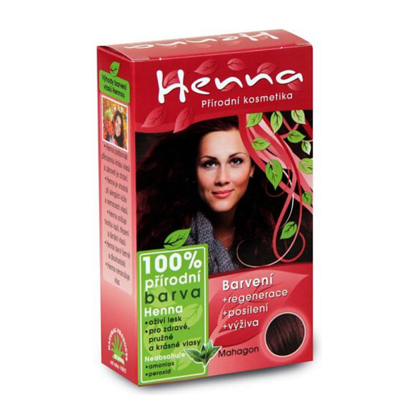 Henna natürliche Haarfarbe Mahagoni 119 Puder 33 g