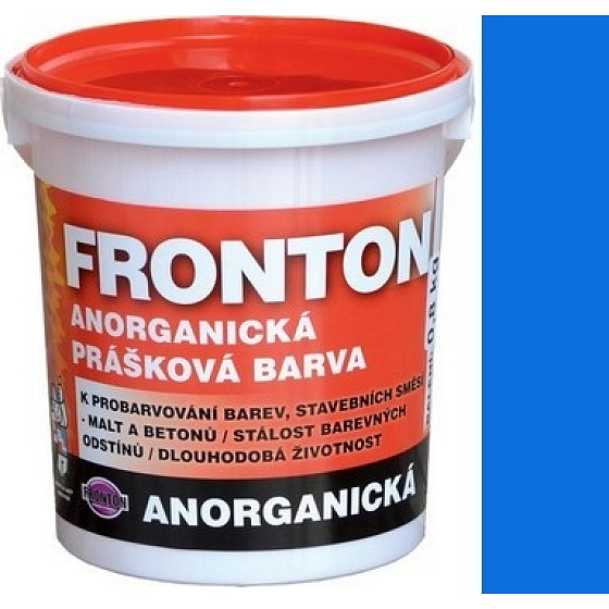 Fronton Anorganische Pulverfarbe Blau für den Innen- und Außenbereich 800 g