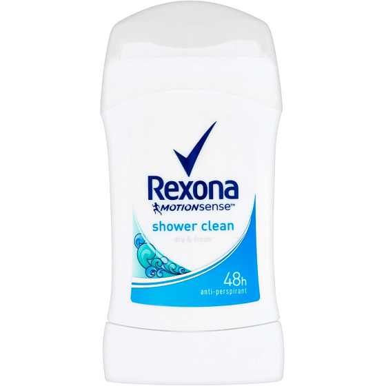 Rexona Shower Clean Antitranspirant Deodorant Stick für Frauen 40 ml