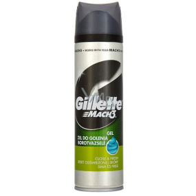 Gillette Mach3 Close & Fresh Rasiergel für Männer 200 ml