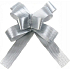 Cockade Band Kordelzug dekorative Silber 50 cm
