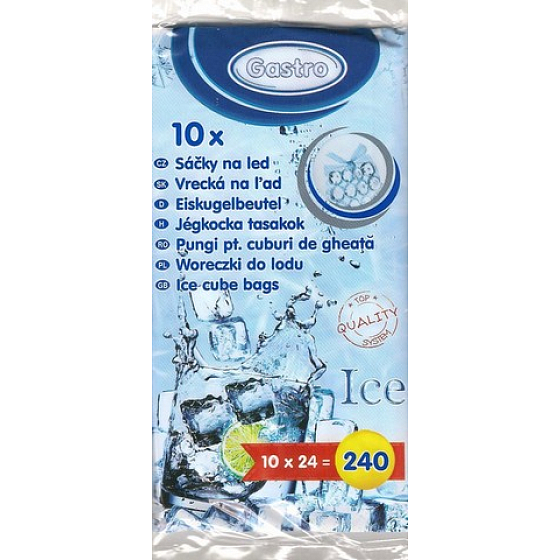 Drücken Sie Gastro Ice Beutel 240 Würfel 10 Beutel