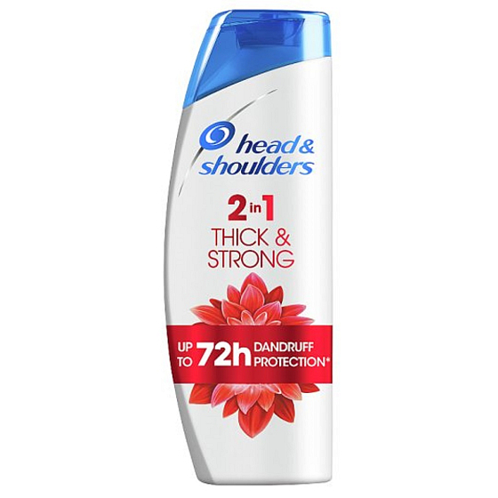 Head & Shoulders Thick & Strong 2in1 Shampoo und Haarbalsam gegen Schuppen 400 ml