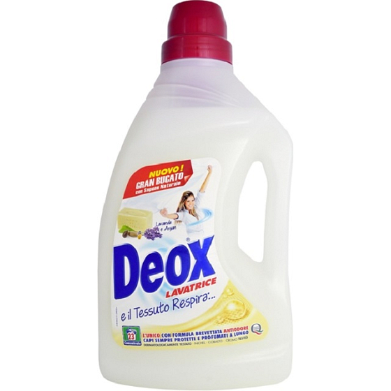 Deox Lavatrice Waschgel mit Marseille Seife 23 Dosen 1.518 l