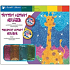 Bild einer glitzernden Glitzergiraffe 17 x 13 cm
