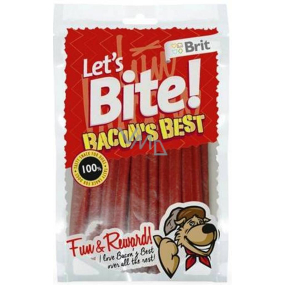 Brit Lets Bite Bacon klebt Ergänzungsfutter für Hunde 105 g