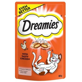 Dreamies Katze mit Hühnerzusatzfutter für Katzen 60 g