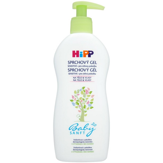 HiPP Babysanft Bio Duschgel mit natürlichem Mandelöl für empfindliche Haut 400 ml