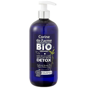 Corine de Farme Bio Organisches Detox Verbena Mizellenreinigungswasser für empfindliche Haut Spender 500 ml