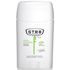 Str8 Fresh Recharge Antitranspirant Deodorant Stick für Männer 50 ml