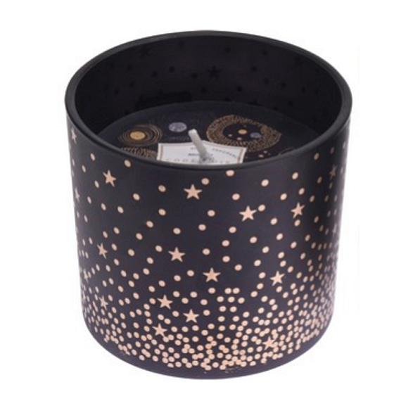Arome Nuit D Hiver Kerze Duftglas Sterne blau 75 mm