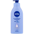 Nivea Smooth Sensation cremige Körperlotion für trockene Haut mit einer 625 ml Pumpe