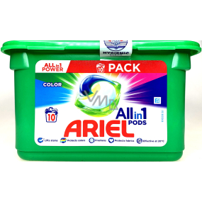 Ariel All-in-1 Pods Farbgelkapseln für farbige Wäsche 10 Stück 238 g