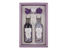 Bohemia Gifts Lavendel Duschgel 200 ml + Haarshampoo 200 ml + Toilettenseife 30 g, Kosmetikset für Frauen