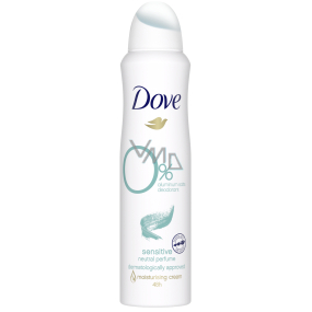 Dove 0% Aluminium Sensitive Deodorant Spray für Frauen 150 ml