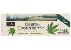 Xoc Hemp Toothpaste Zahnpasta mit Hanföl 100 ml + Zahnbürste 1 Stück