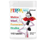 Ferda Mix Vitamin C Nahrungsergänzungsmittel mit Süßungsmitteln 60 mg 35 g 110 Tabletten