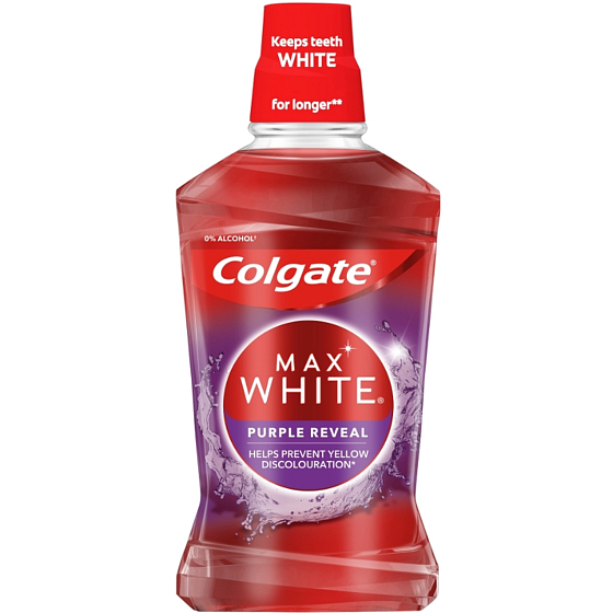 Colgate Max White Purple Reveal bleichende Mundspülung 500 ml