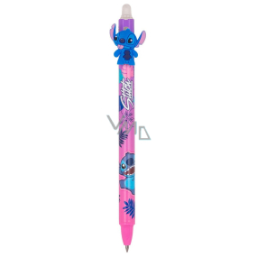 Colorino Gummierter Stift Disney Stitch rosa, blaue Mine 0,5 mm verschiedene Typen