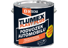 Tlumex Plast Plus antikorozní barva na auto a podvozek, černá, 2 kg