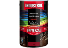 Industrol S2013 univerzál lesk vrchní barva na kov a dřevo, 8300 červeň višňová, 4 l