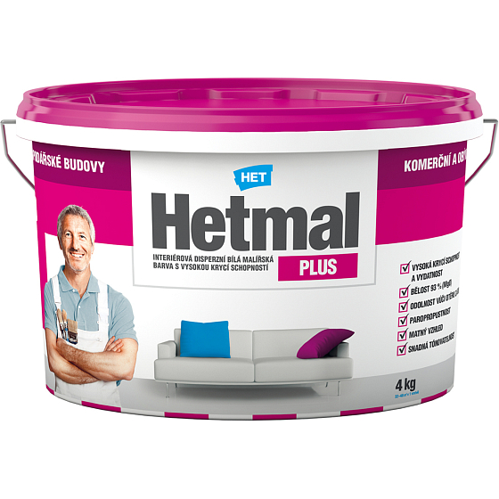 Het Hetmal Plus Farbfarbe, 4 kg