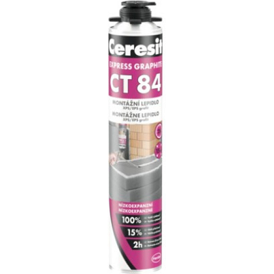 CERESIT CT 84 EXPRESS GRAPHITE cassette, 850ml
