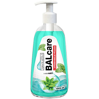 Balcare Minze antibakteriální tekuté mýdlo s dávkovačem 1 l