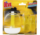 Dr. Devil 3in1 Lemon Fresh flüssiger WC-Block, Halter + Nachfüllung 3× 55 ml
