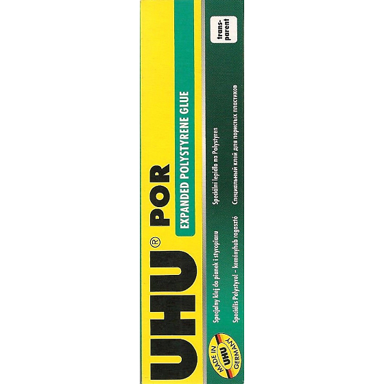 Uhu Por Expanded Polystyrene Glue Spezialkleber für Polystyrol 40 g