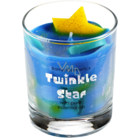 Bomb Cosmetics Bright Star - Twinkle Star Candle Duftende natürliche, handgefertigte Kerze in Glas brennt bis zu 35 Stunden