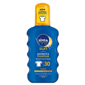 Nivea Sun Protect & Moisture OF30 + feuchtigkeitsspendendes Sonnenspray 200 ml