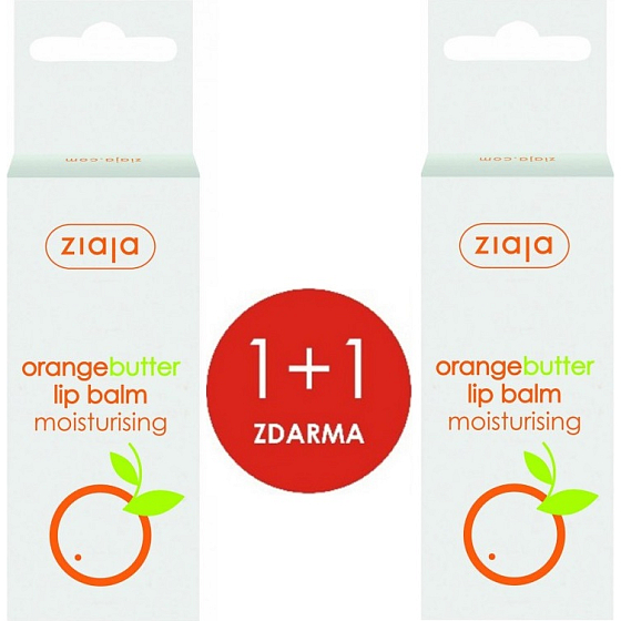 Ziaja Orangenbutter Lippenbalsam 2 x 10 ml, Duopack