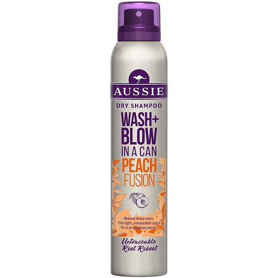 Aussie Wash + Blow Peach Fusion Trockenhaarshampoo 180 ml