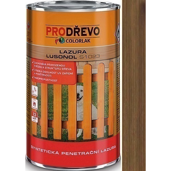 Colorlak Lazura Lusonol S1023 Kunststoff-Durchbruchverglasung Teak 2,5 l