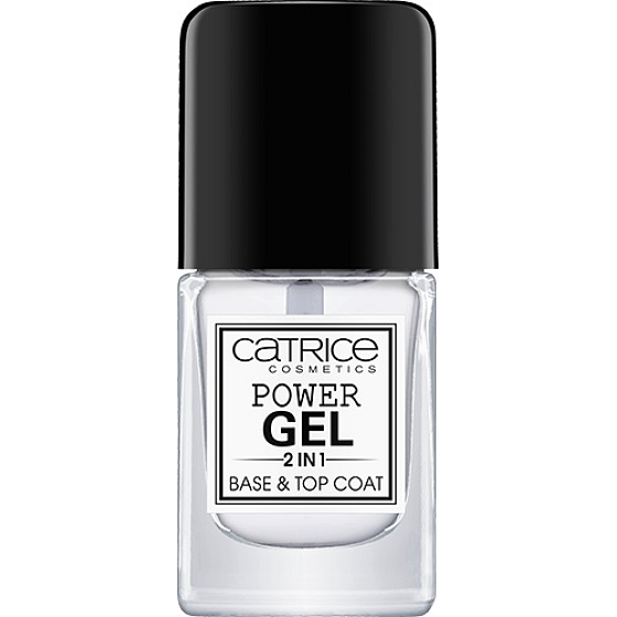 Catrice Power Gel 2in1 Base & Top Coat Unter- und Überlack für Nägel 10 ml
