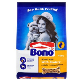 Bono Adult Mini mit Geflügel komplett Hundefutter 400 g