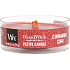 WoodWick Cinnamon Chai - Zimt- und Vanille-Duftkerze mit Holz wite petite 31 g