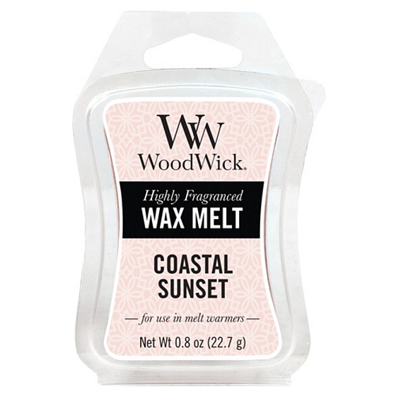 WoodWick Coastal Sunset - Sonnenuntergang an der Küste duftendes Wachs für Aromalampen 22,7 g