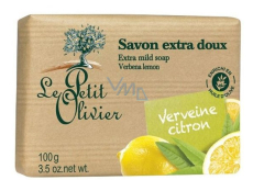 Le Petit Olivier Verbena und Zitronen extra milde Seife mit natürlichen Extrakten 100 g