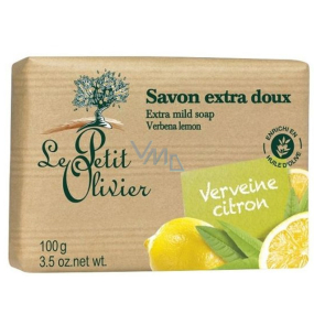 Le Petit Olivier Verbena und Zitronen extra milde Seife mit natürlichen Extrakten 100 g