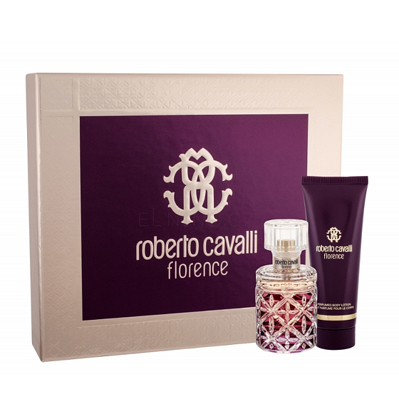 Roberto Cavalli Florence Eau de Parfum für Damen 50 ml + Körperlotion 75 ml, Geschenkset