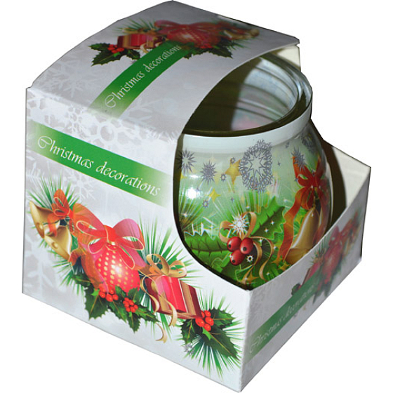 Admit Christmas Decorations Duftkerze im Glas 80 g