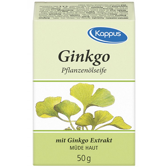 Kappus Gingo - Ginkgo biloba revitalisierende Toilettenseife 50 g