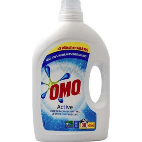 Omo Active Gel zum Waschen, weißen und leichten Waschen 38 Dosen 1,9 l
