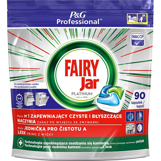 Jar Fairy Platinum All in One Geschirrspüler Kapseln 90 Stück
