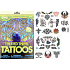 EP Line Savvi Tattos Twisted Tribal Tattoo-Aufkleber 50 Stück, empfohlen ab 4 Jahren