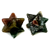 Achat indische merkaba hmatka Naturstein 13 mm, symbolisiert das Element der Erde