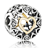 Sterling Silber 925 Loving Kreis Herz Liebe Perle für Armband